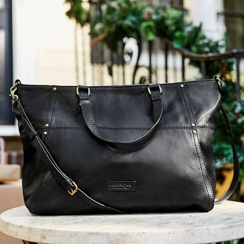 Lolo Large Tote Bag - American Leather Co. - Premium Leather Handbag for Women, Spacious Everyday Carryall in Saudi Arabia