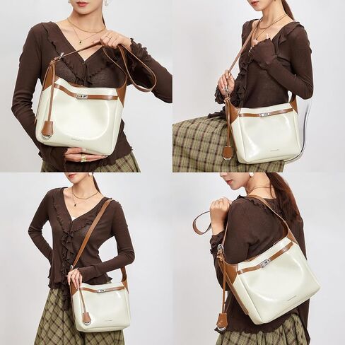 Cnoles Hobo Shoulder Bag For Women Fashion Leather Tote Satchel Crossbody Bags Ladies Handbag And Purses in Saudi Arabia