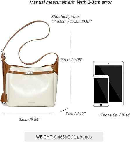 Cnoles Hobo Shoulder Bag For Women Fashion Leather Tote Satchel Crossbody Bags Ladies Handbag And Purses in Saudi Arabia