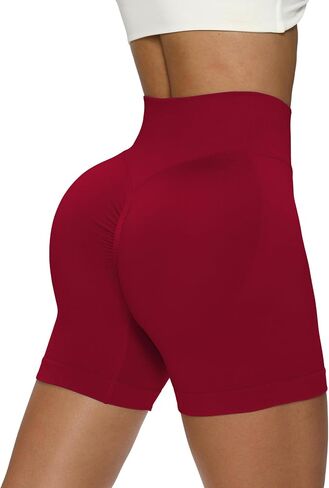 شورتات رياضية وسراويل اليوغا النسائية، رفع المؤخرة وتنحيف الخصر، مثالية للارتداء اليومي الكاجوال والنزهات واللياقة البدنية واليوجا in Kuwait
