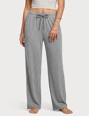 3 Pack Womens Comfy Pajama Pants, Sleep & Lounge Pants with Pockets and Drawstring in Saudi Arabia