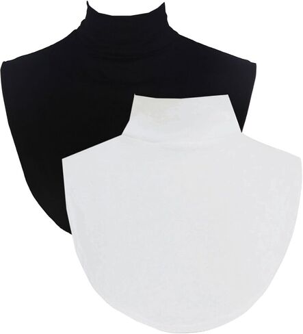 Fake Turtleneck Dickey Detachable Collars High Neck Half Mock Collar for Women Men in Saudi Arabia