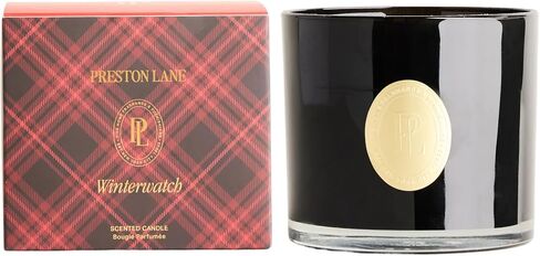 Preston Lane Luxury 3-Wick Scented Candle, Doheny Drive, 24 oz Hand-Poured in USA | Long Burn Time (40–50 Hrs), Vegan Soy Wax Blend, Decorative Ceramic Vessel, Fine Italian Fragrance in Saudi Arabia