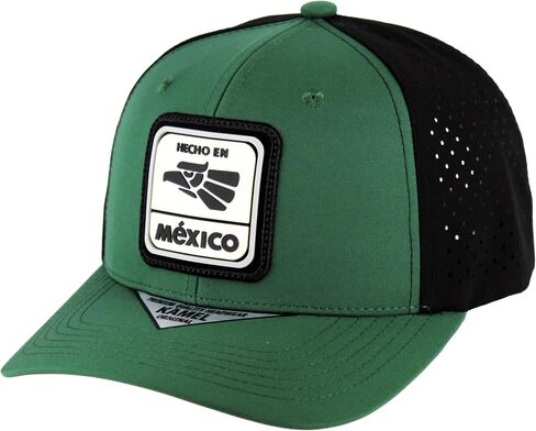 Hecho En Mexico Square Patch Baseball Cap for Men, Curved Bill Hat in Saudi Arabia