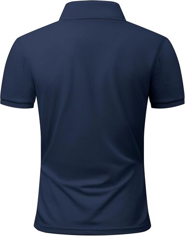 VALANCH Polo Shirt for Men Short Sleeve Golf Polo Moisture Wicking Collared Tennis T Shirt in Saudi Arabia