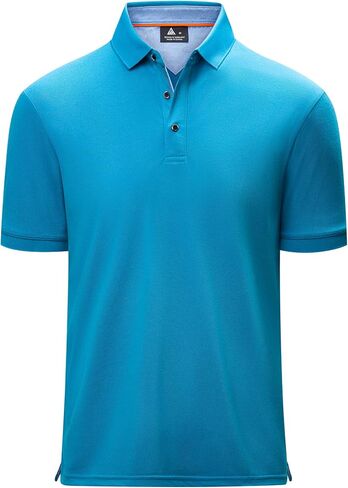 VALANCH Polo Shirt for Men Short Sleeve Golf Polo Moisture Wicking Collared Tennis T Shirt in Saudi Arabia