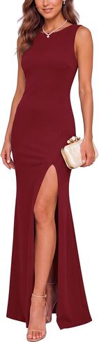 liher Women Formal Dress Summer Low Back Sleeveless Split Bodycon Cocktail Party Wedding Guest Long Dresses in Saudi Arabia