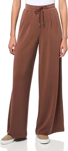 BOSS Women's Soft Pleat Wide Leg Jersey Trousers in Kuwait