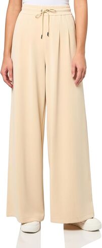 BOSS Women's Soft Pleat Wide Leg Jersey Trousers in Kuwait