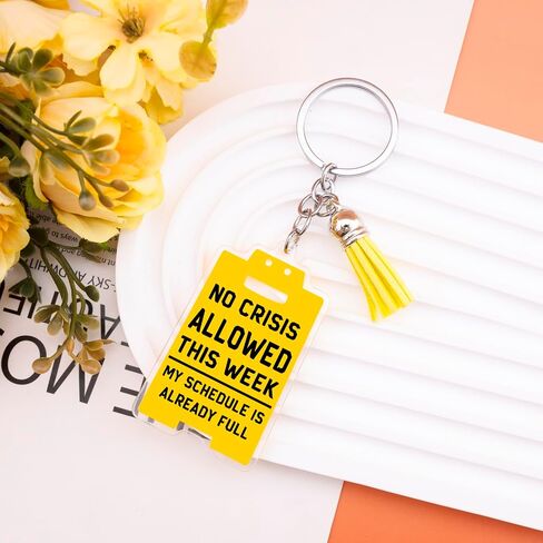 Chaos Coordinator Gifts for Women Work Keychain Funny Office Gifts for Coworkers Administrative Professional Day Gift for Manager Supervisor Boss Funny Office Decor Birthday Christmas Gift in Saudi Arabia