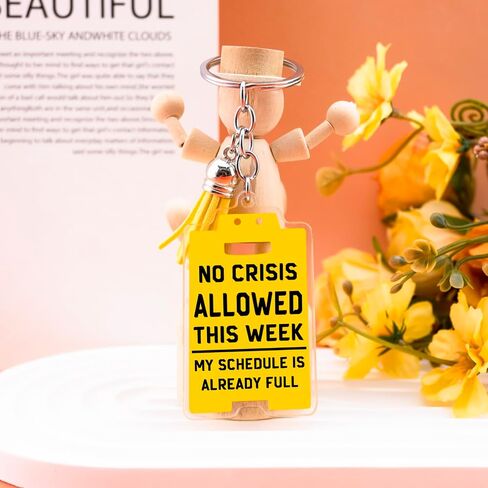 Chaos Coordinator Gifts for Women Work Keychain Funny Office Gifts for Coworkers Administrative Professional Day Gift for Manager Supervisor Boss Funny Office Decor Birthday Christmas Gift in Saudi Arabia