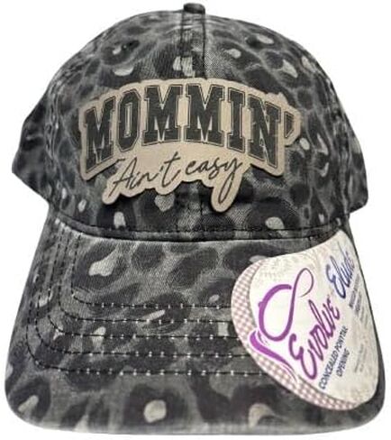 Mommin Trucker Hat for Women & Men, Adjustable Baseball Cap, Mother Day Ponytail Hat in Kuwait