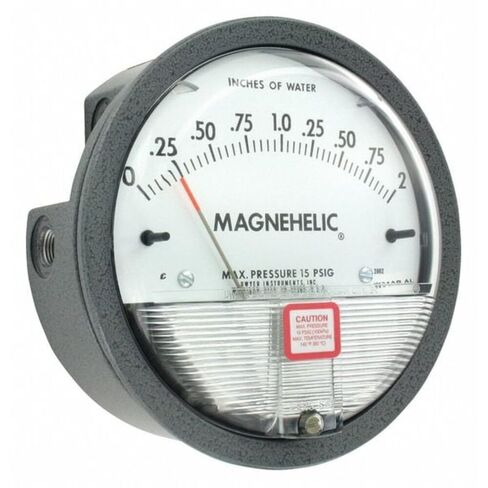 dwyer 2000 – 0 magnehelic عيار التفاضلي الضغط ، 2000: 0 – 0.5 wc in Kuwait