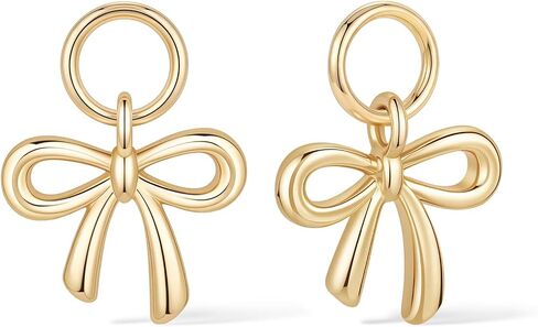 Mameloly 14K Gold Plated Charm for Hoop Earrings Dainty Mix and Match Dangle Charms Trendy Jewelry for Women in Saudi Arabia