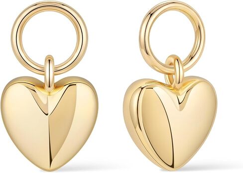 Mameloly 14K Gold Plated Charm for Hoop Earrings Dainty Mix and Match Dangle Charms Trendy Jewelry for Women in Saudi Arabia