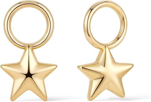 Mameloly 14K Gold Plated Charm for Hoop Earrings Dainty Mix and Match Dangle Charms Trendy Jewelry for Women in Saudi Arabia