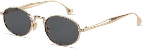 Y2k Sunglasses for Women and Men, Retro Oval Sunnies Rise in Gold in Saudi Arabia