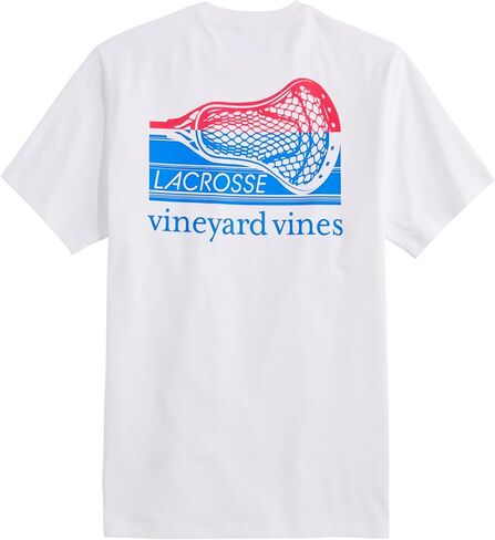 تي شيرت Vineyard Vines للرجال ذو رأس لاكروس بأكمام قصيرة وجيب in Kuwait