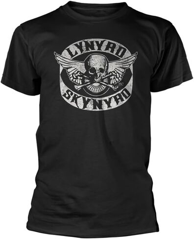 تي شيرت Lynyrd Skynyrd للرجال برقعة راكبي الدراجات النارية باللون الأسود | بضائع مرخصة رسميًا in Kuwait