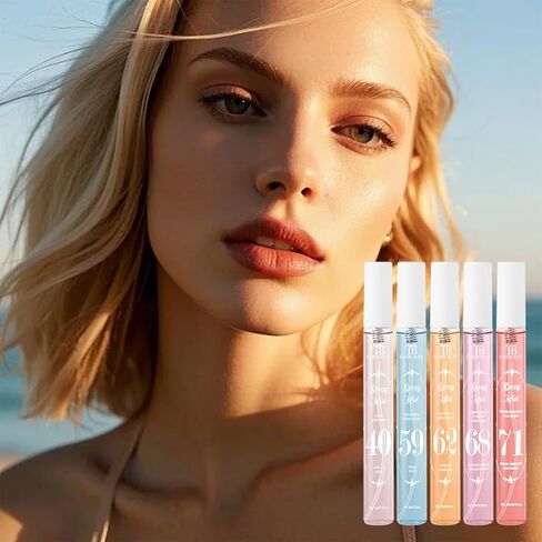 مجموعة رذاذ عطر السفر من ADMD مكونة من 5 قطع، 10 مل، رذاذ زهور بحجم مناسب للسفر، عطر برائحة الزهور مقاوم للتسرب in Kuwait