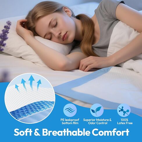 Bed Pads Disposable Adult 40"x40" 15 Count, Extra Large Chucks Incontinence Underpads, Super Absorbent & Leakproof Chux Pads, Pee Pads for Pets, Adults & Kids, Puppy Training Pads in Saudi Arabia