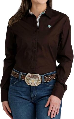 Cinch Womens L/S Print Shirt Multi in Kuwait