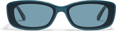 QUAY - Womens Sunglasses, Square Lenses with UV Protection, Oversized Sunglasses (Vibe Check, Teal) in Saudi Arabia