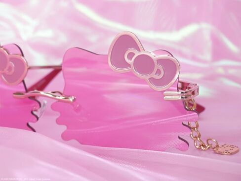 Galaken Rosy Ribbons Sunglasses Sanrio Officially Licensed w/Pouch, Display, Mirror & Collectible Packaging in Saudi Arabia
