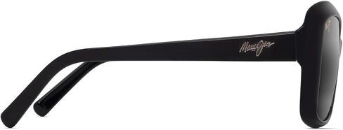 Maui Jim Women's Orchid Polarized Butterfly Sunglasses, Shiny Black/Neutral Grey Polarized, Medium Fit in Kuwait
