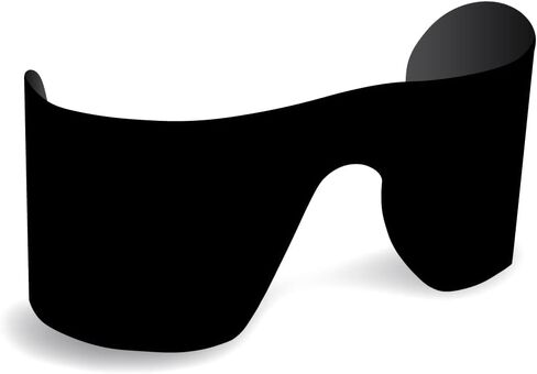 Disposable Rollup Sunglasses, Gray Smoke Color, 12/pkg, One Size in Kuwait