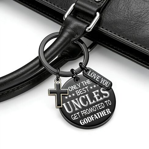 Godfather Proposal Gifts Will You Be My Godfather Keychain Godparents Proposal Gift from Goddaughter Godson God Father Gifts for Men The Uncle God Father Keychain in Saudi Arabia