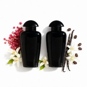 زيت عطري للنساء، عبوتان بحجم مناسب للسفر، زيت عطري برائحة غريبة تدوم طويلاً مع روائح الكراميل والفلفل الوردي والياسمين - مزيج من الزيوت العطرية الطبيعية، هدية رائحة محمولة in Kuwait