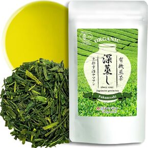 YAMASAN KYOTO UJI Green Tea Sencha Fukamushi - deep-steamed green tea - Japanese Organic Loose Leaf Tea, 80g in Saudi Arabia