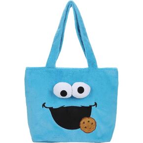 Bioworld Sesame Street Cookie Monster Fuzzy Tote Bag in Saudi Arabia