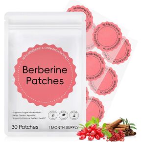 Berberine Patches, Berberine Patch for Men & Women | 8-Hour Sustained Release - 30 Patches in Saudi Arabia