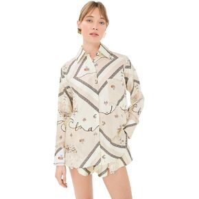 Isla & White Women's Estela Silk Shirt in Saudi Arabia
