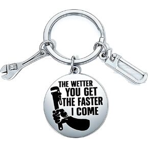 Plumbing Gifts for Men Plumber Appreciation Gifts for Plumber Ideal Plumbers Gift Keychain Gift for Husband Boyfriend Dad Retirement Valentine’s Day Christmas Birthday Coworkers Present in Saudi Arabia