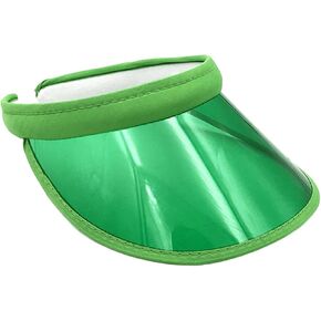 Clear Visors Clear Colored SunVisor Protections Women Visors Hat Women Sunhat SunVisor Visors Green in Kuwait
