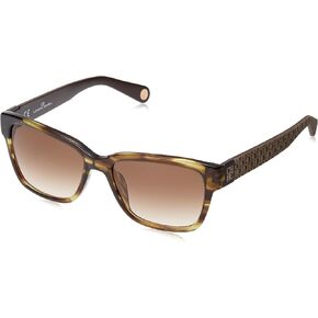 Carolina Herrera Designer Sunglasses SHE645-0921 in Brown Marble 54mm in Kuwait