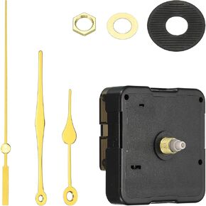 استبدال آلية الساعة، آلية ساعة كوارتز تعمل بالبطارية، ساعة حائط DIY من الألومنيوم ومجموعة محرك حركة كتم الصوت، ذهبي in Kuwait
