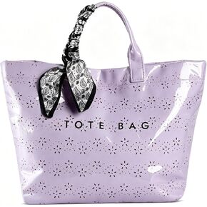 PVC Tote Bag for Women, Large Waterproof Beach Tote Bag with Handle in Kuwait