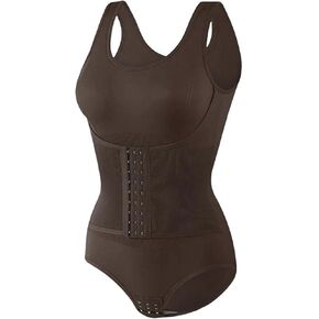 Postpartum Tummy Bodysuit Shapewear With Zipper Belt Women Tummy Control Body Shaper Waist Slimming Cincher Corset in Saudi Arabia