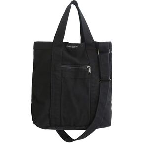 Unisex Retro Crossbody Bag Canvas Large Capacity Purse Vintage Fairy Grunge Hobo Tote Bag Multiple Pockets Handbag (Brown) in Saudi Arabia