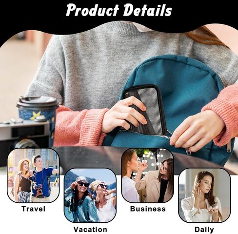 2 Pcs Mesh Makeup Brush Bag, 9 X 5 Inch Portable Travel Makeup Brush Holder with Zipper for Travel Home Office Makeups Brushes Small Items in Kuwait