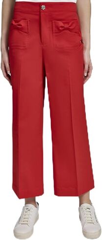 Karl Lagerfeld Women's Bow Pant Bright Red Pants in Kuwait