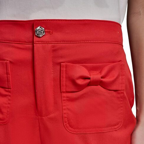Karl Lagerfeld Women's Bow Pant Bright Red Pants in Kuwait