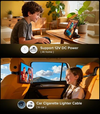 13.5" 4K Car Headrest Monitor Android 13.0 |Rear Seat Entertainment System| Car TV for Back Seat |4G RAM+64G ROM | Wireless Mirroring | 5G WiFi/Bluetooth/HDMI | OTA Updates (4G+64G (1*PCS)) in Kuwait