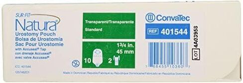 SQU401544 - SUR-FIT Natura Urostomy Pouch by Convatec,Transparent in Saudi Arabia