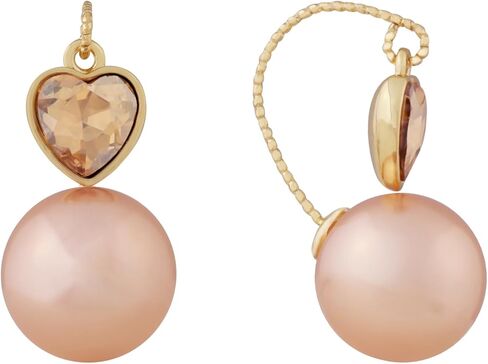 OJERRY Academia Elegant Champagne Pearly Stud Earrings for Women in Saudi Arabia