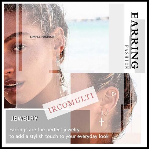Boho White Pearl Ear Jacket Earrings Round Pearl Ear Studs Vintage Pearls Front Back Earring White Pearls Earrings Double-Sided Earring Jewelry for Women in Saudi Arabia